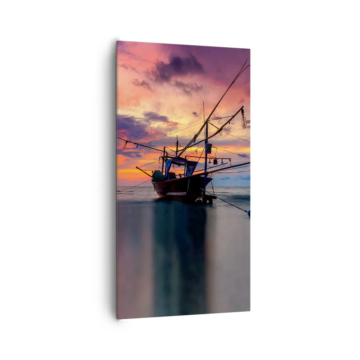 Impression sur toile - Image sur toile - Soirée exotique - 65x120 cm