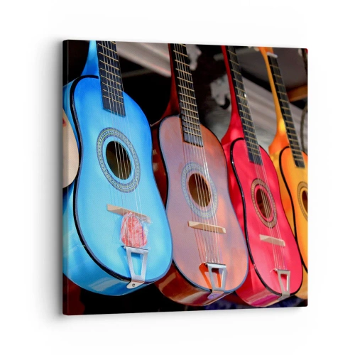 Impression sur toile - Image sur toile - Ambiance latine - 30x30 cm