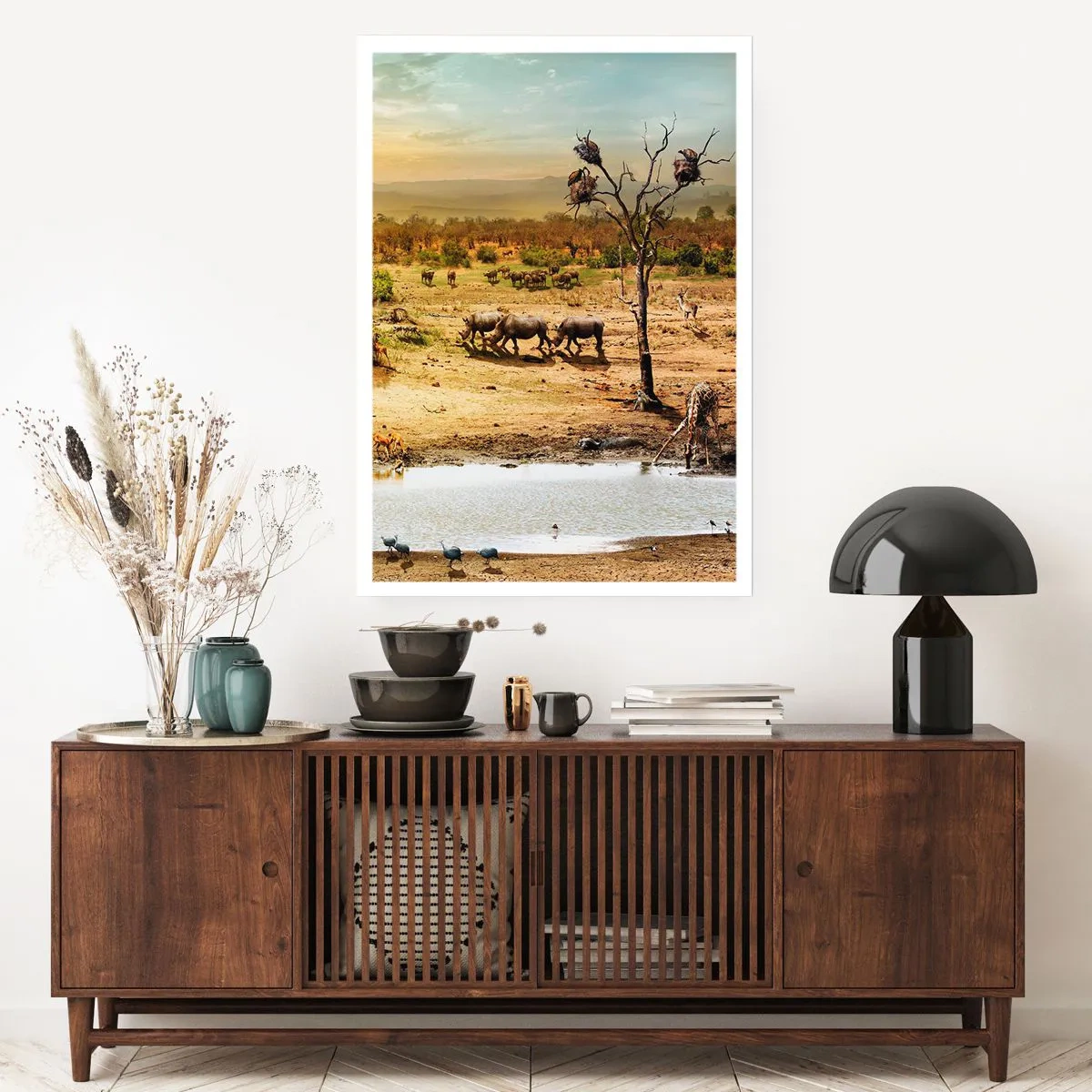Affiche - Poster - "Et d'Eden coulait une rivière..." - 61x91 cm