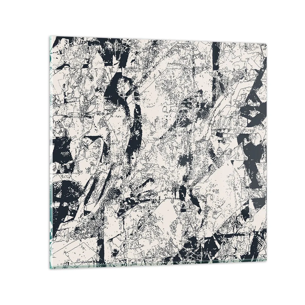 Impression sur verre - Image sur verre - Interpénétration des contraires - 70x70 cm