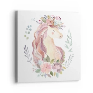 Impression sur toile - Image sur toile - Invitation au monde des contes de fées - 30x30 cm