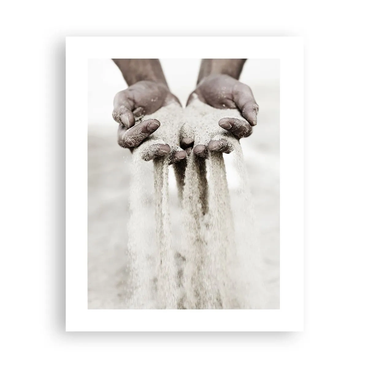 Affiche - Poster - Avec ces mains… - 40x50 cm