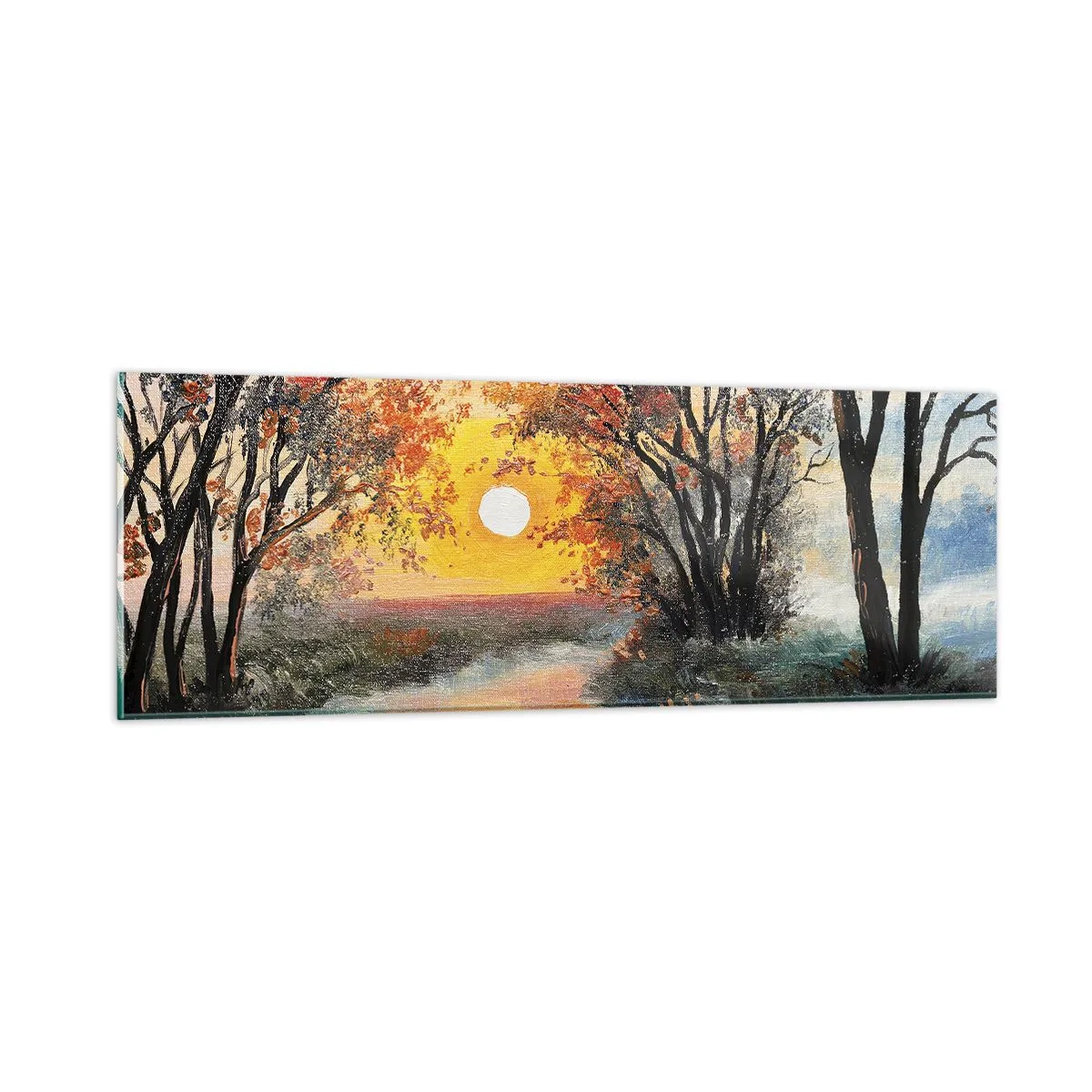 Impression sur verre - Image sur verre - Climats de printemps - 90x30 cm