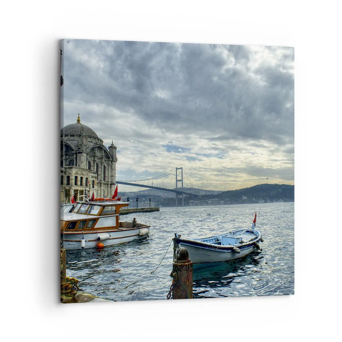 Impression sur toile - Image sur toile - Aux confins des mondes - 50x50 cm