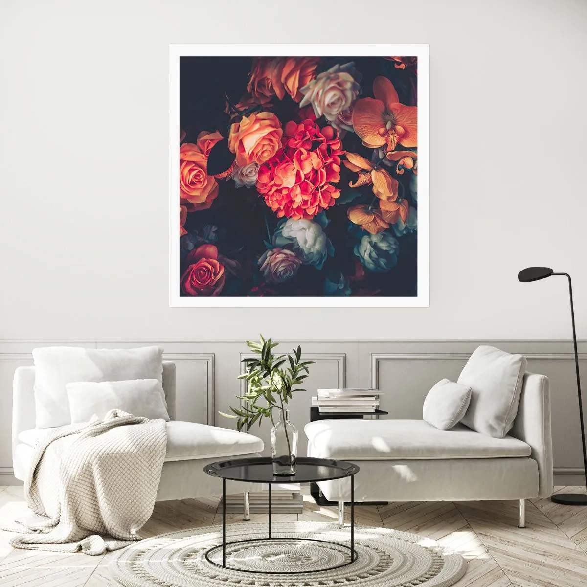 Affiche - Poster - Comme chez les maîtres hollandais - 60x60 cm