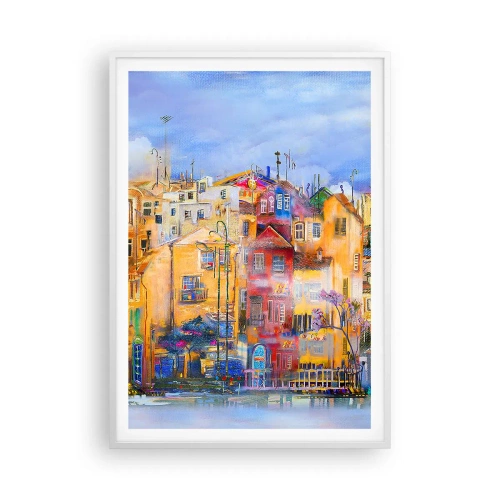 Affiche dans un cadre blanc - Poster - Nous sommes ensemble - 70x100 cm