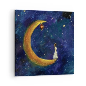 Impression sur toile - Image sur toile - Appel du monde - 50x50 cm