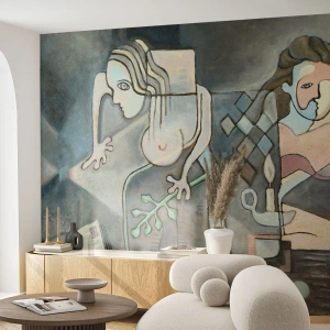 Papier Peint Photo Standard Eco - Mosaïque d'esprit et de matière - Abstraction, Cubisme, Personnes - 150x105 cm