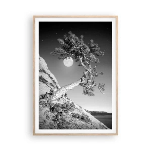 Affiche dans un chêne clair - Poster - Un combattant vainqueur - 70x100 cm