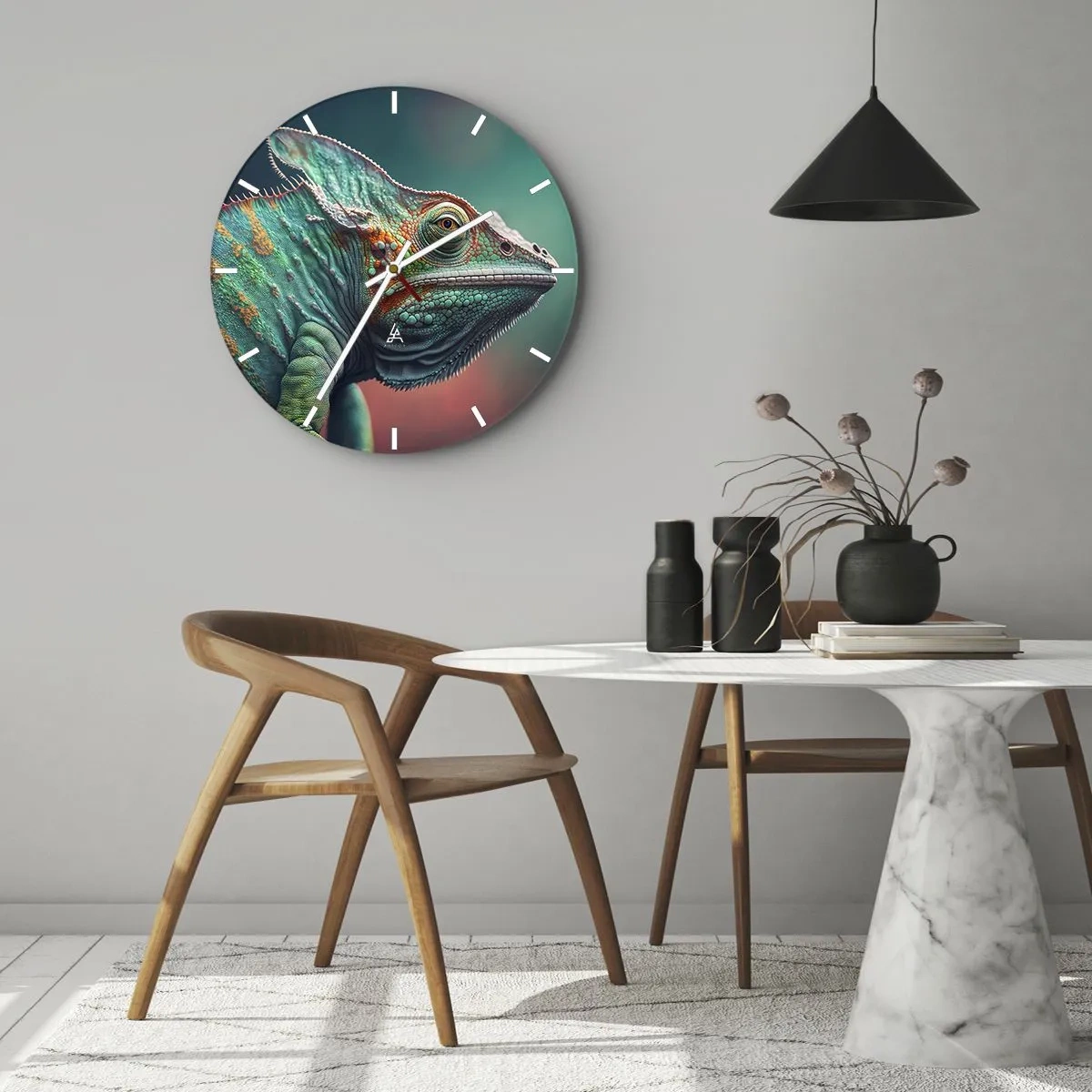 Horloge murale - Pendule murale - Vous me voyez? Pas bien… - 30x30 cm