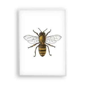 Affiche dans un cadre blanc - Poster - Belle et bonne - 70x100 cm