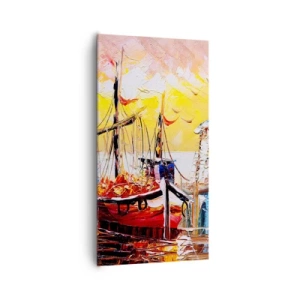 Impression sur toile - Image sur toile - Bon retour - 65x120 cm