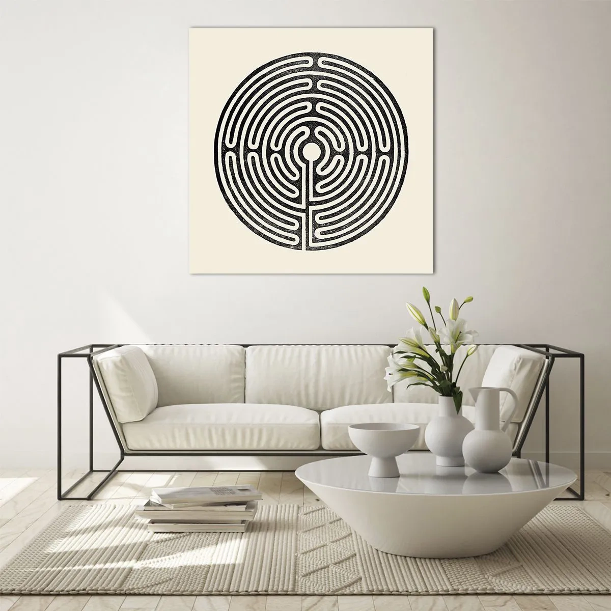 Impression sur verre - Image sur verre - Ordre mystérieux - 50x50 cm