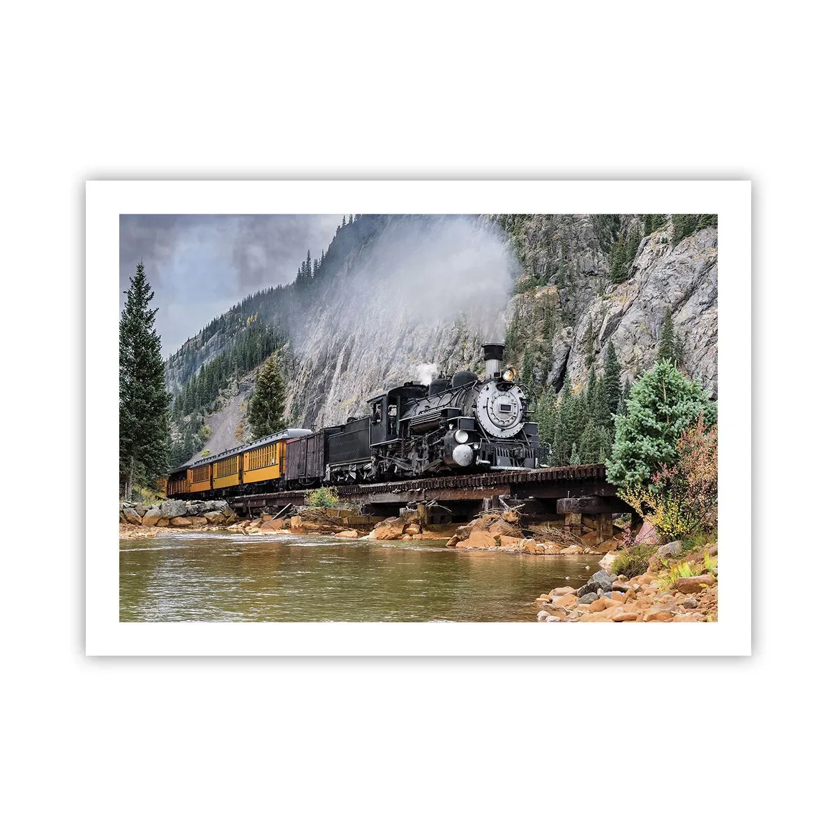 Affiche - Poster - Et lui jusqu'où? Jusqu'où? - 70x50 cm