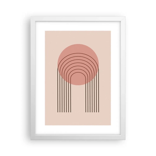 Affiche dans un cadre blanc - Poster - Attraction irrésistible - 30x40 cm