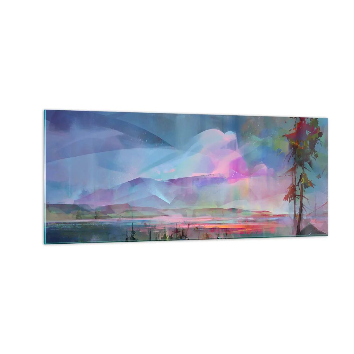 Impression sur verre - Image sur verre - Sous un ciel bienveillant - 100x40 cm