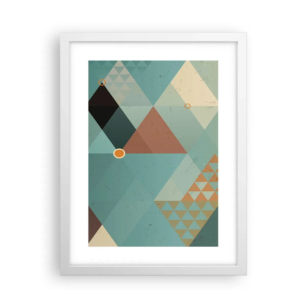 Affiche dans un cadre blanc - Poster - Unité de la multiplicité, multiplicité de l'unité - 30x40 cm