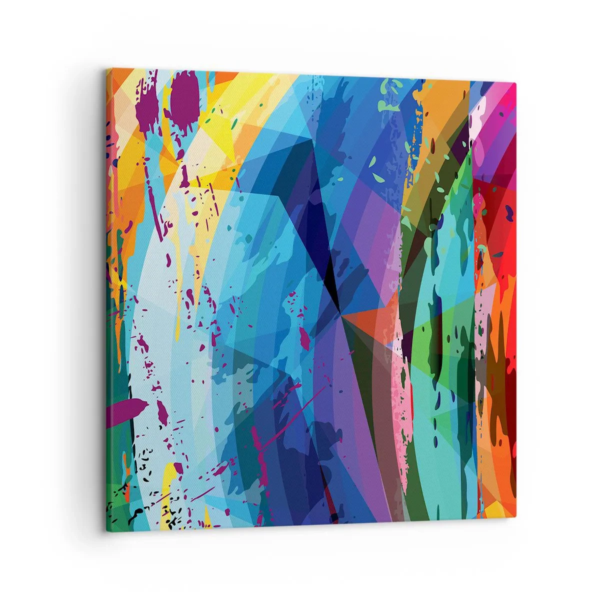 Impression sur toile - Image sur toile - Vertiges colorés - 50x50 cm