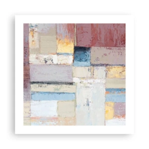 Affiche - Poster - Le calme de la géométrie - 50x50 cm