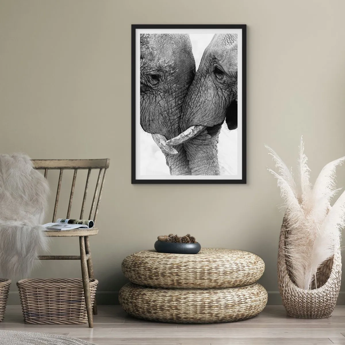 Affiche dans un cadre noir - Poster - Confession sincère - 40x50 cm