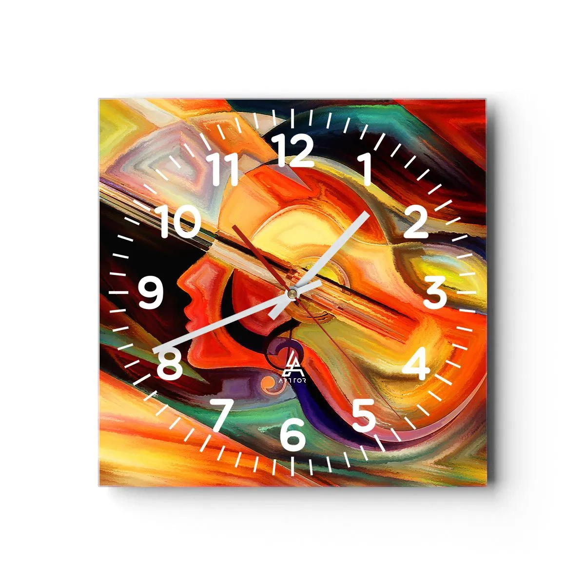 Horloge murale - Pendule murale - Tout va bien - 40x40 cm