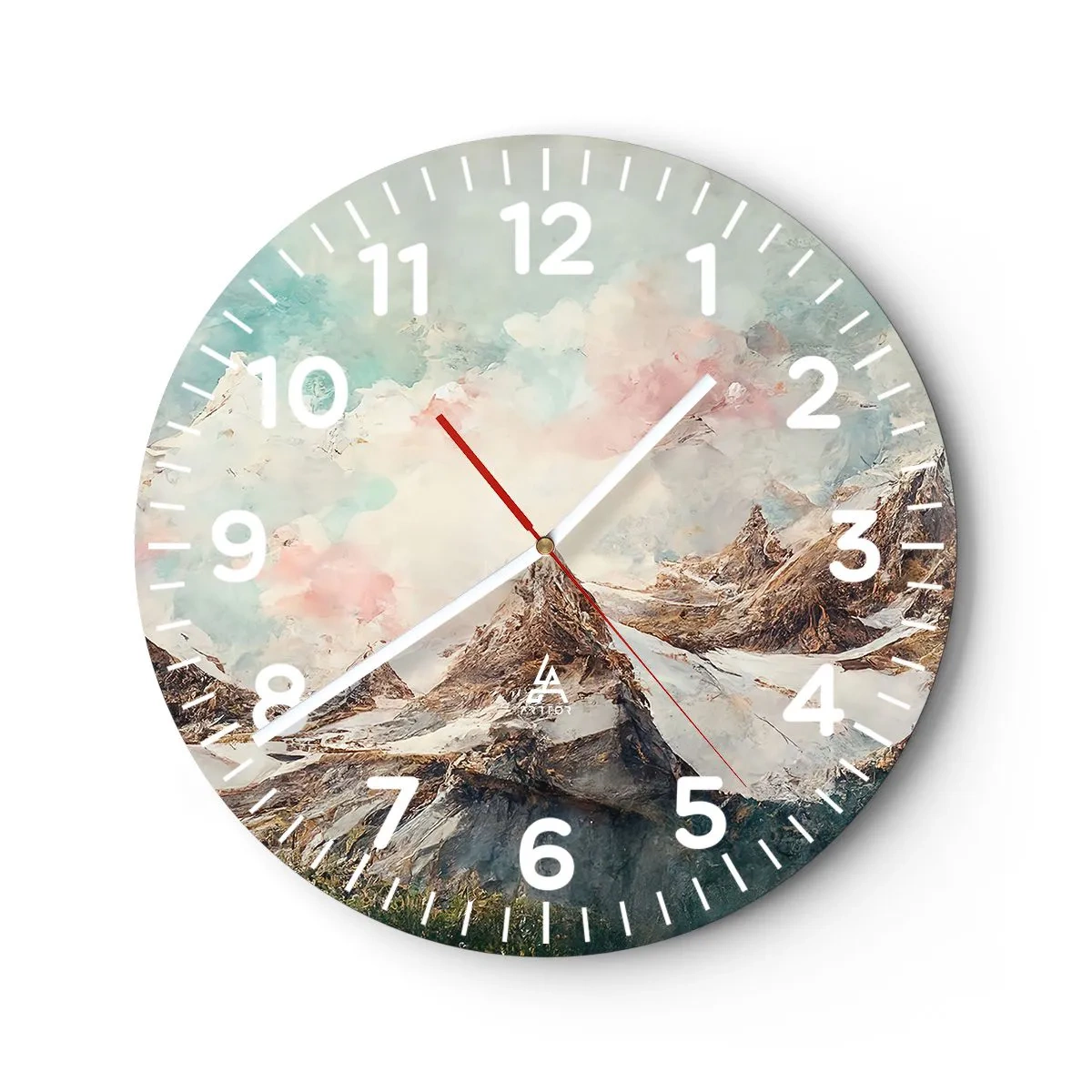 Horloge murale - Pendule murale - Lames de roche - 30x30 cm