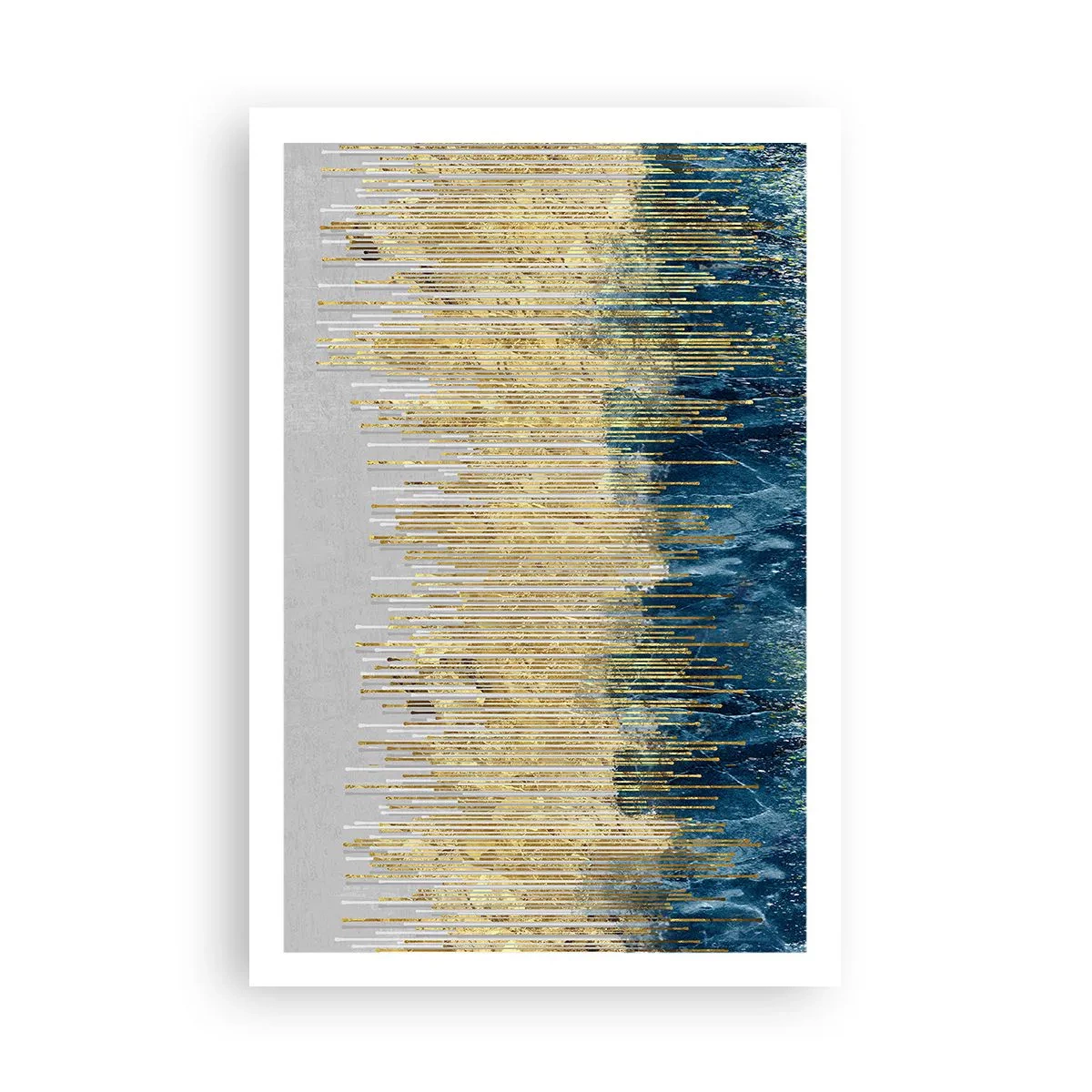 Affiche - Poster - Bordure dorée - 61x91 cm
