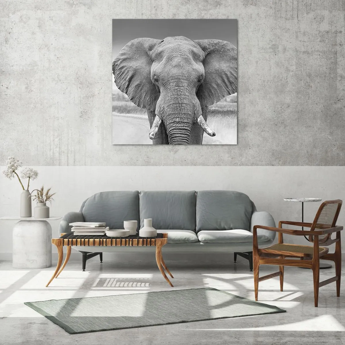 Impression sur verre - Image sur verre - Bienvenue dans mon monde - 40x40 cm