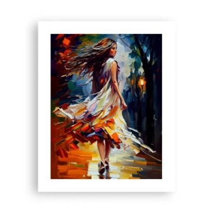 Affiche - Poster - La fille d'automne - 40x50 cm