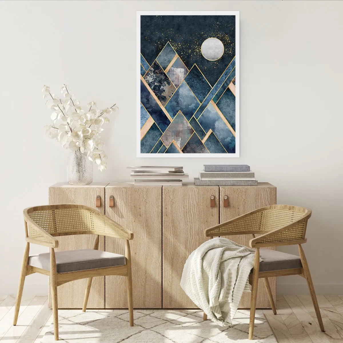 Affiche - Poster - Paysage géométrique - 61x91 cm