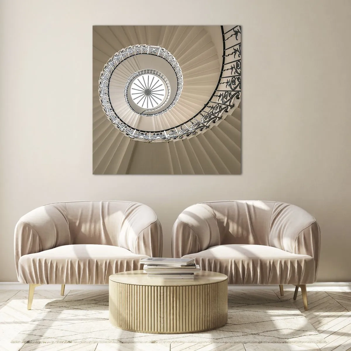 Impression sur verre - Image sur verre - À l'intérieur de la coquille - 40x40 cm