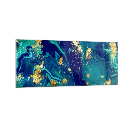 Impression sur verre - Image sur verre - Les pétales du soleil - 100x40 cm