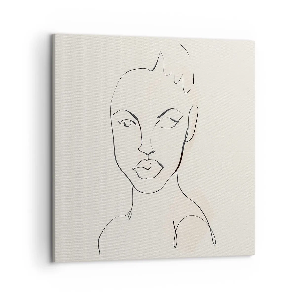 Impression sur toile - Image sur toile - Esquisse de la sensualité - 50x50 cm