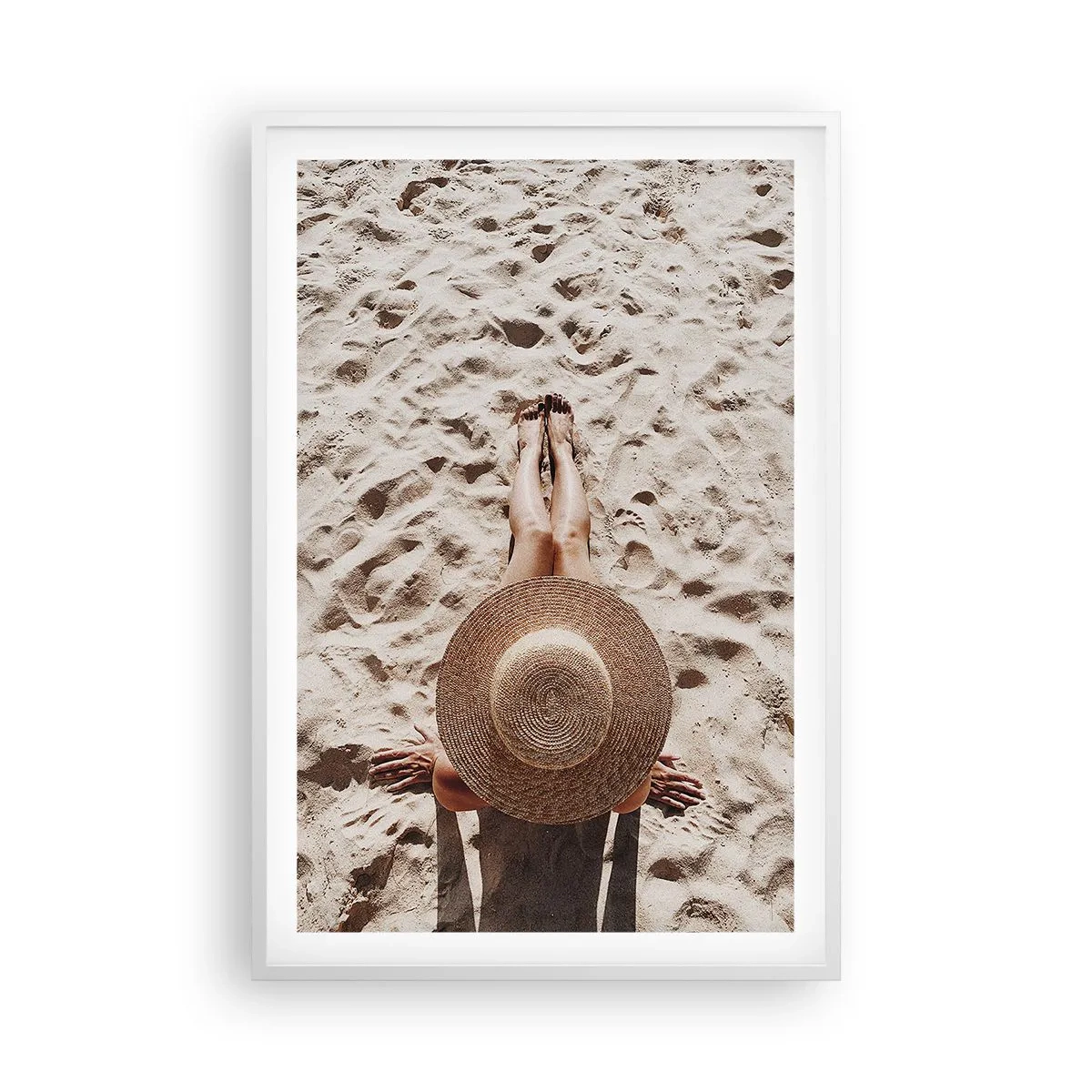 Affiche dans un cadre blanc - Poster - Moment de rêve - 61x91 cm
