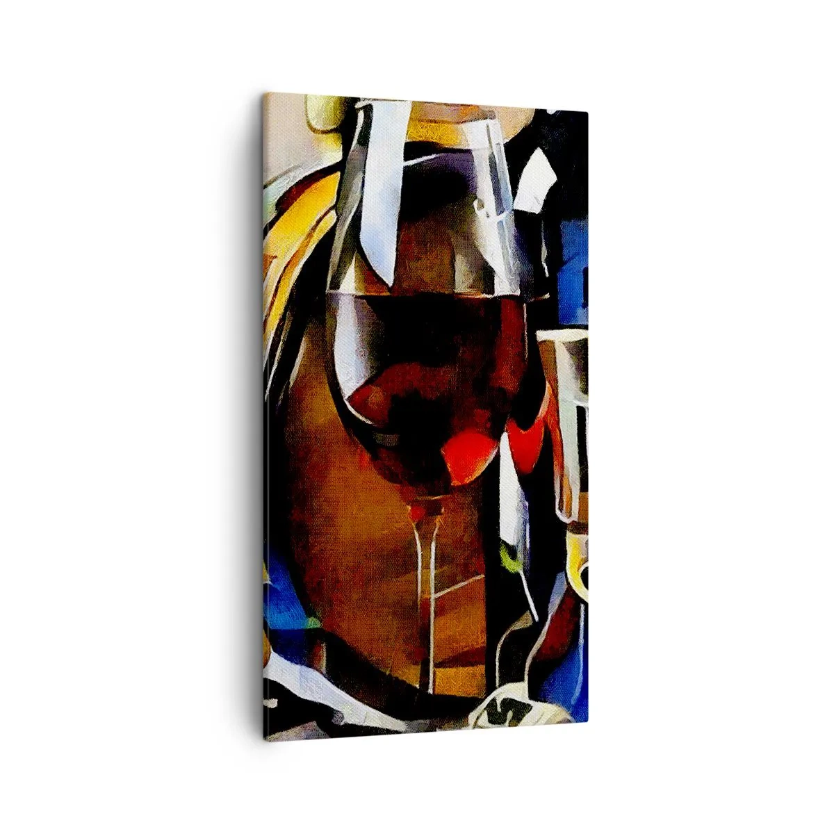 Impression sur toile - Image sur toile - Et le monde prend des couleurs - 45x80 cm