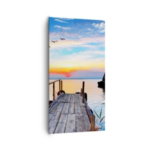 Impression sur toile - Image sur toile - Bonsoir! - 65x120 cm