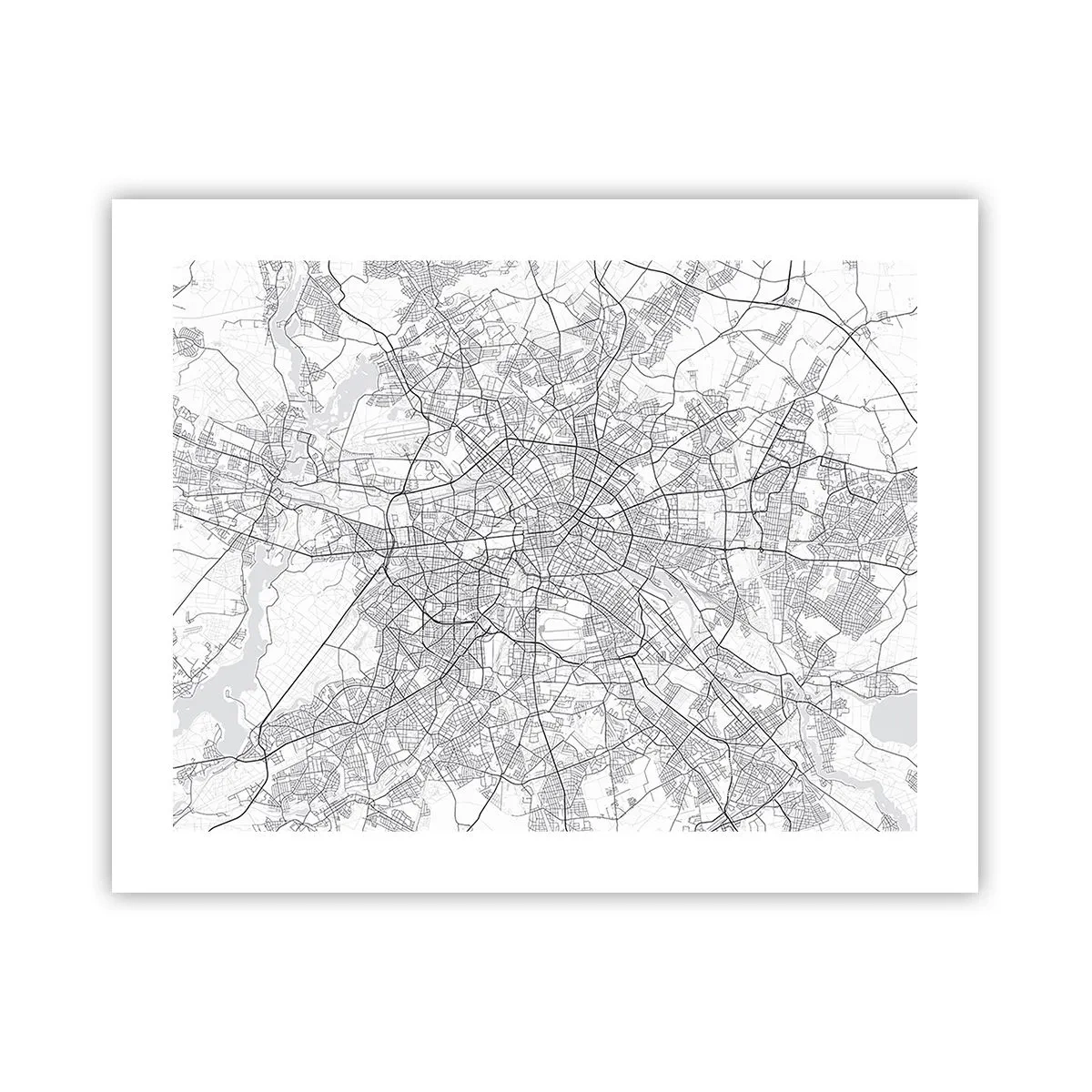 Affiche - Poster - Fleur de Berlin - 50x40 cm