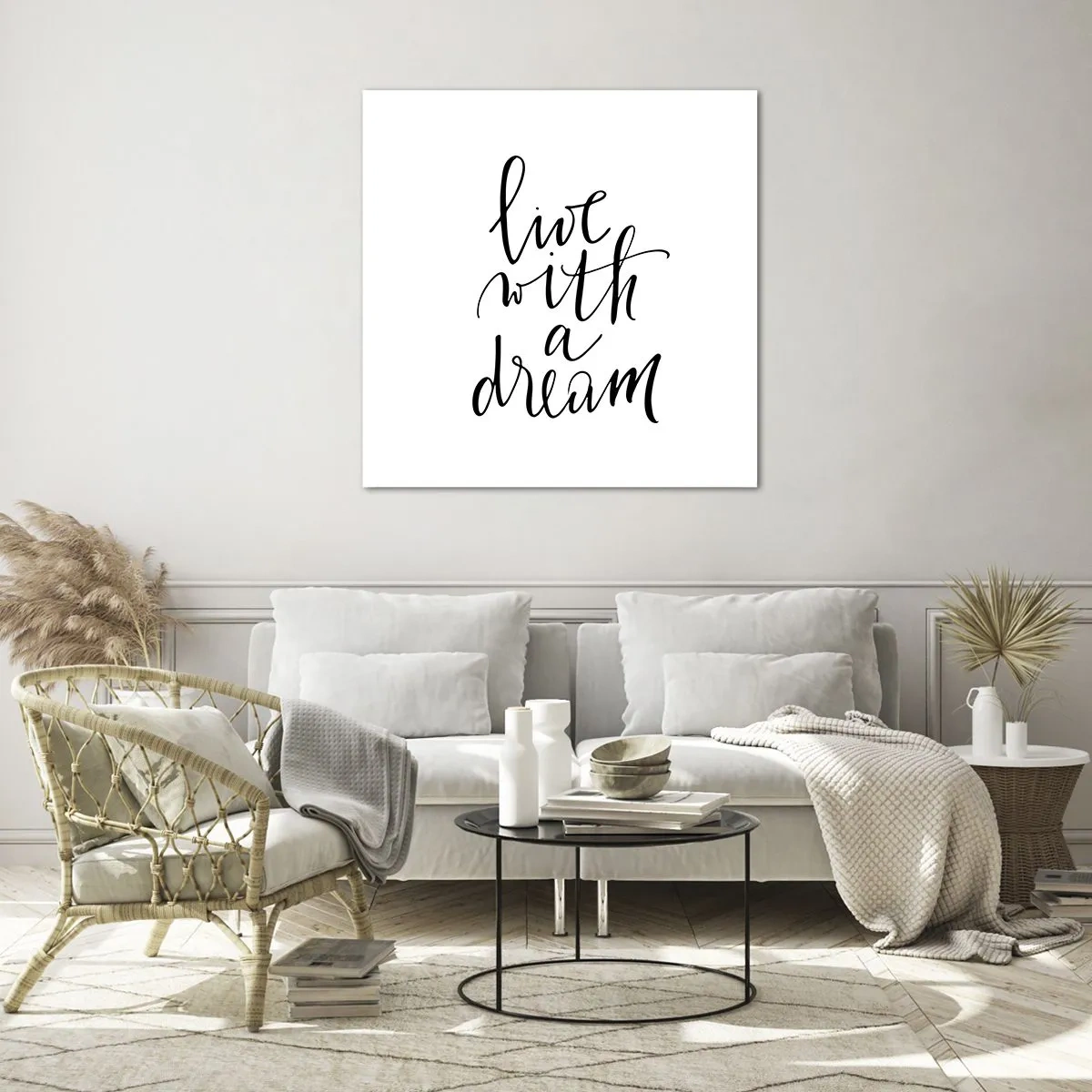 Impression sur verre - Image sur verre - Bien sur - 70x70 cm