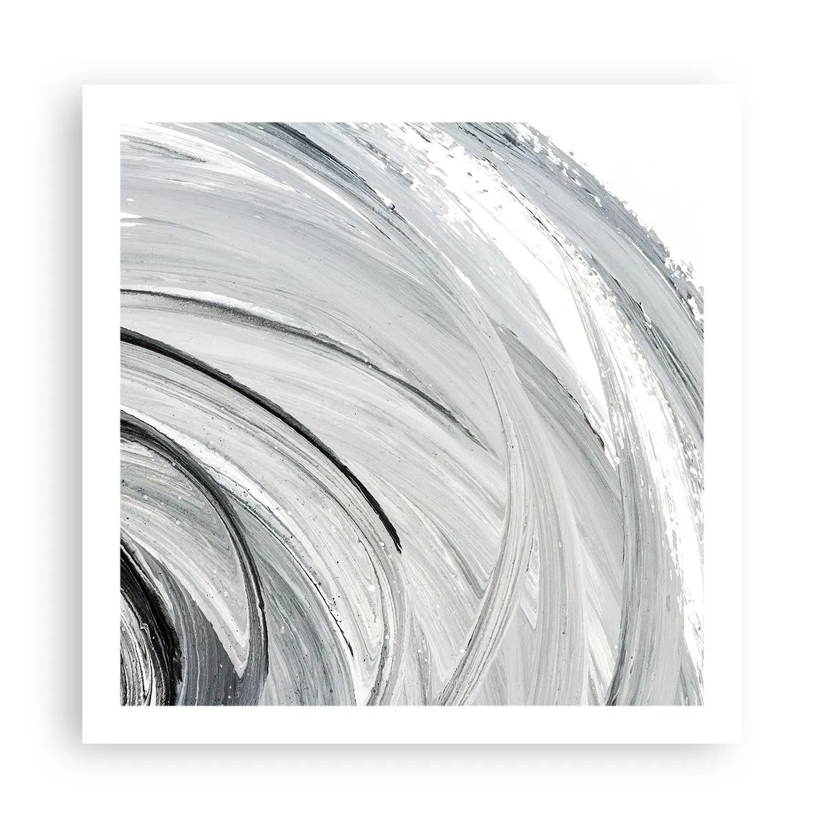 Affiche - Poster - Composition orbitale - 60x60 cm