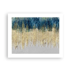 Affiche - Poster - Bordure dorée - 50x40 cm