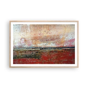 Affiche dans un chêne clair - Poster - C'est peut-être la mer - 91x61 cm