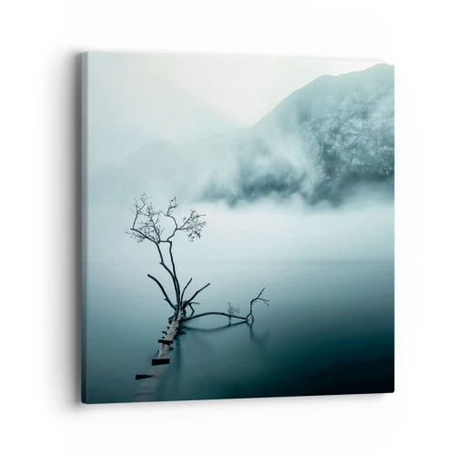 Impression sur toile - Image sur toile - D'eau et de brouillard - 40x40 cm