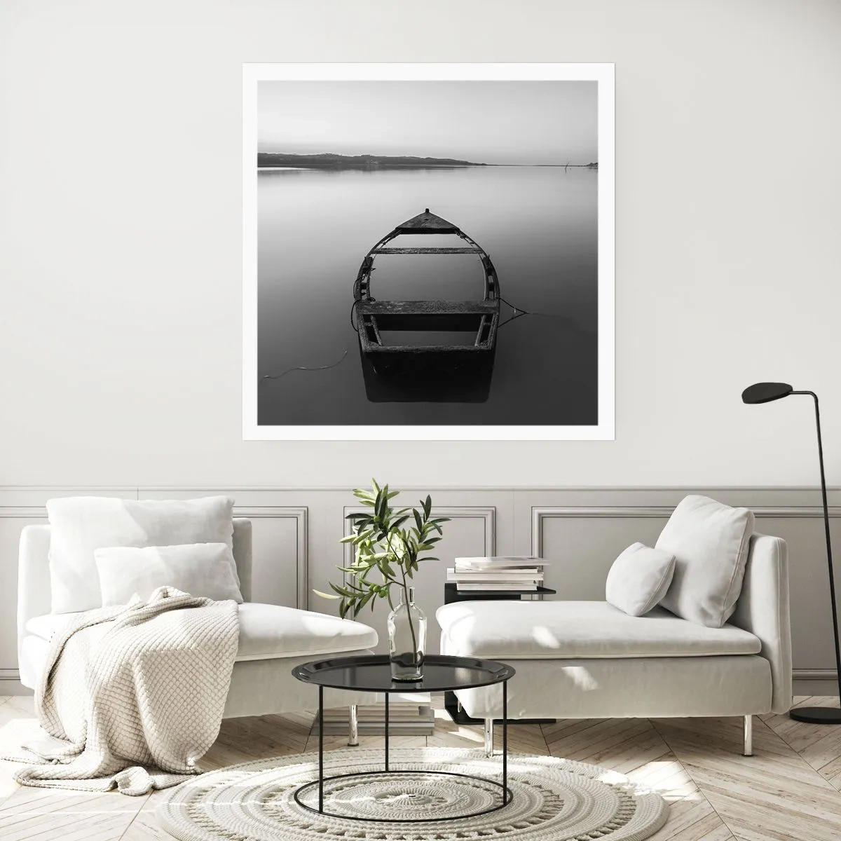 Affiche - Poster - Nostalgie et mélancolie - 40x40 cm