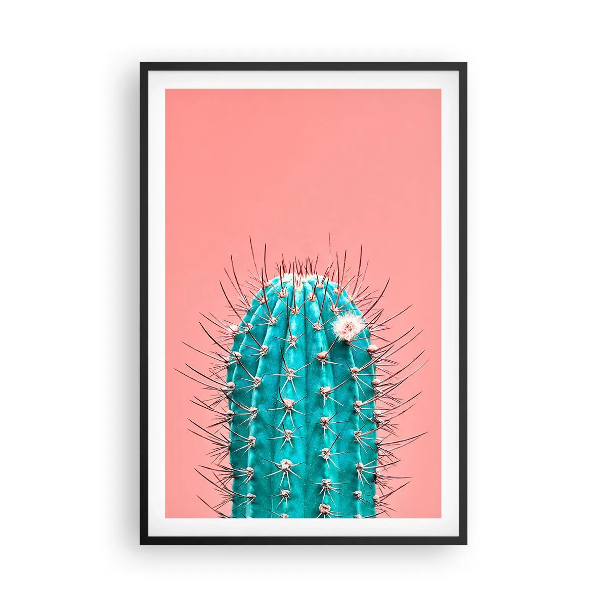 Affiche dans un cadre noir - Poster - Juste regarde - 61x91 cm