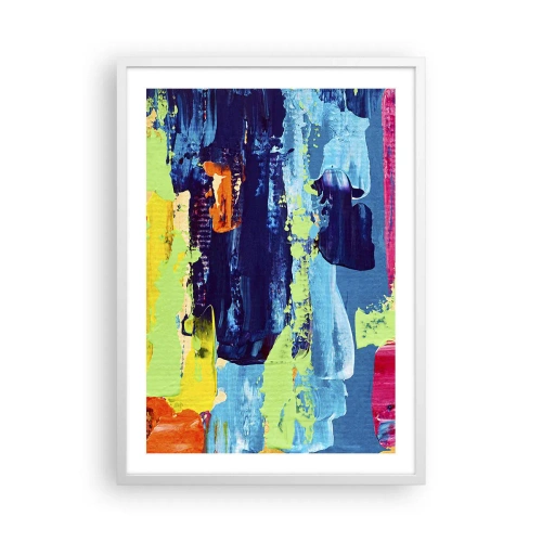 Affiche dans un cadre blanc - Poster - La vie est belle! - 50x70 cm