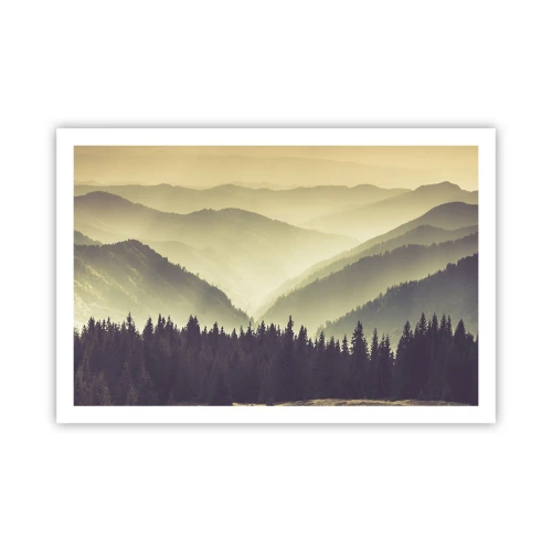 Affiche - Poster - Derrière les sept montagnes… - 91x61 cm
