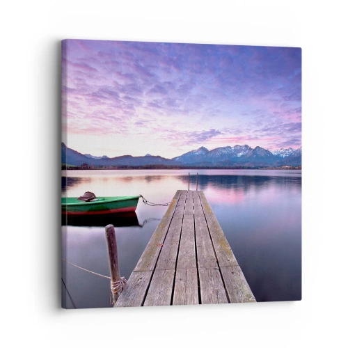 Impression sur toile - Image sur toile - Silence amical - 30x30 cm