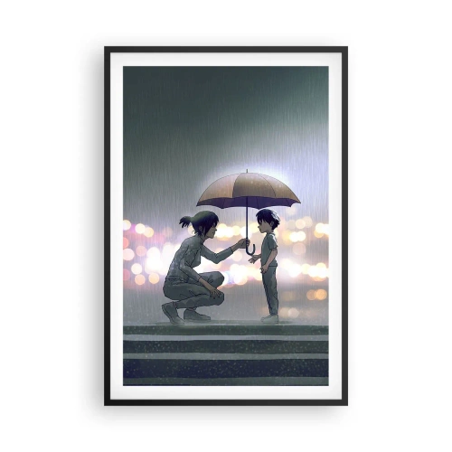 Affiche dans un cadre noir - Poster - Et maintenant, tout va bien - 61x91 cm