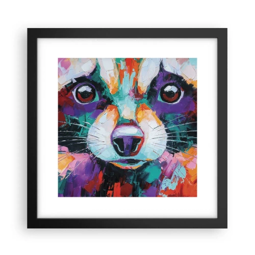 Affiche dans un cadre noir - Poster - Uniquement de belles émotions - 30x30 cm