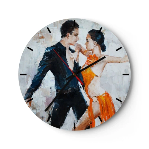 Horloge murale - Pendule murale - Dirty dancing - 40x40 cm